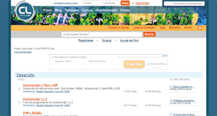 Desktop Screenshot of foros.cristalab.com